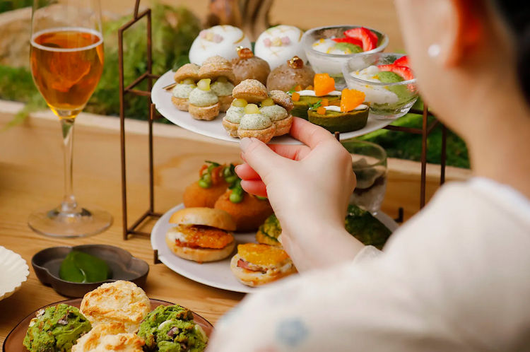 Matcha afternoon tea, Japan